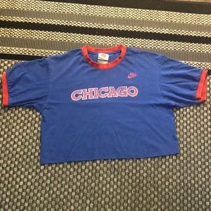 Old school Nike cropped t-shirt